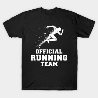 Run for the Chuckles - Official Running Team Tee: Sprinting with Laughter! T-Shirt